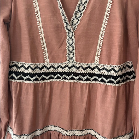 INC International Concepts dress boho crochet - Picture 3 of 13